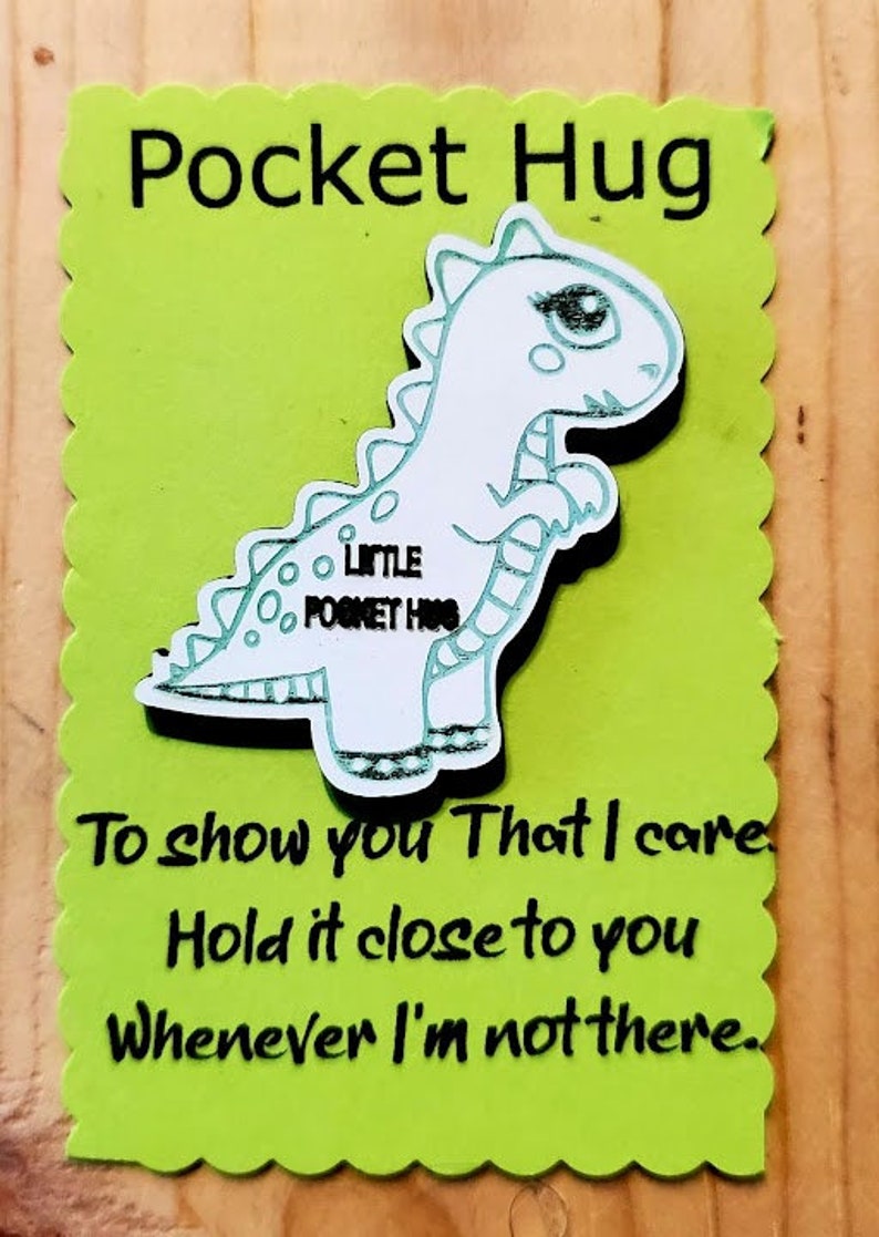 Pocket HUG DINOS A small gift for those you care about so they know your thinking about them where ever they go image 4