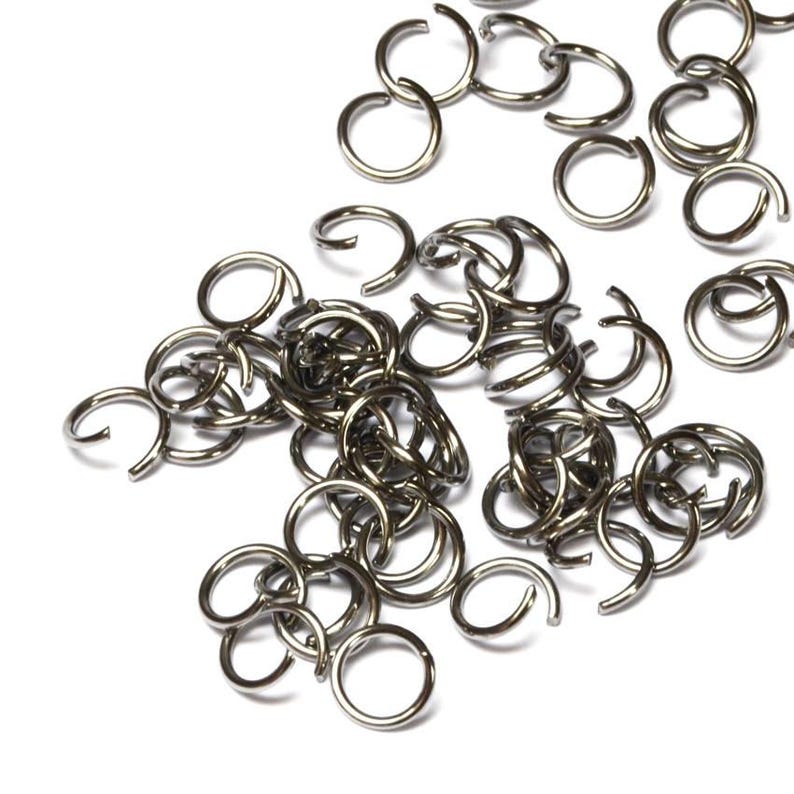 200 X 8mm Stainless Steel Steel Jump Rings 8mm Stainless Etsy Australia