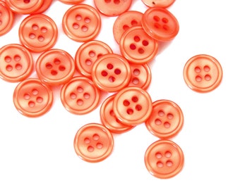 Small Apricot Buttons 10mm (0.4") · 50 Apricot Buttons