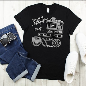 Everyone is a Photographer Until Funny Photography Gift T-Shirt, Vintage Camera T Shirts, Funny Photography Gifts, Birthday Present, F Stop,