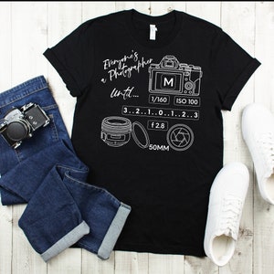 Everyone is a Photographer Until Funny Photography Gift T-Shirt, Vintage Camera T Shirts, Funny Photography Gifts, Birthday Present, F Stop,