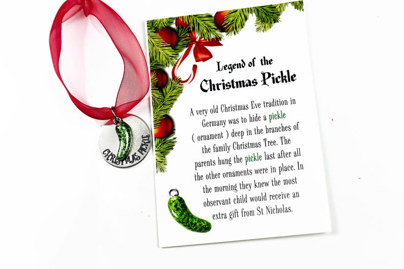 Christmas Pickle Pickle Ornament Gift Boxed Personalized | Etsy
