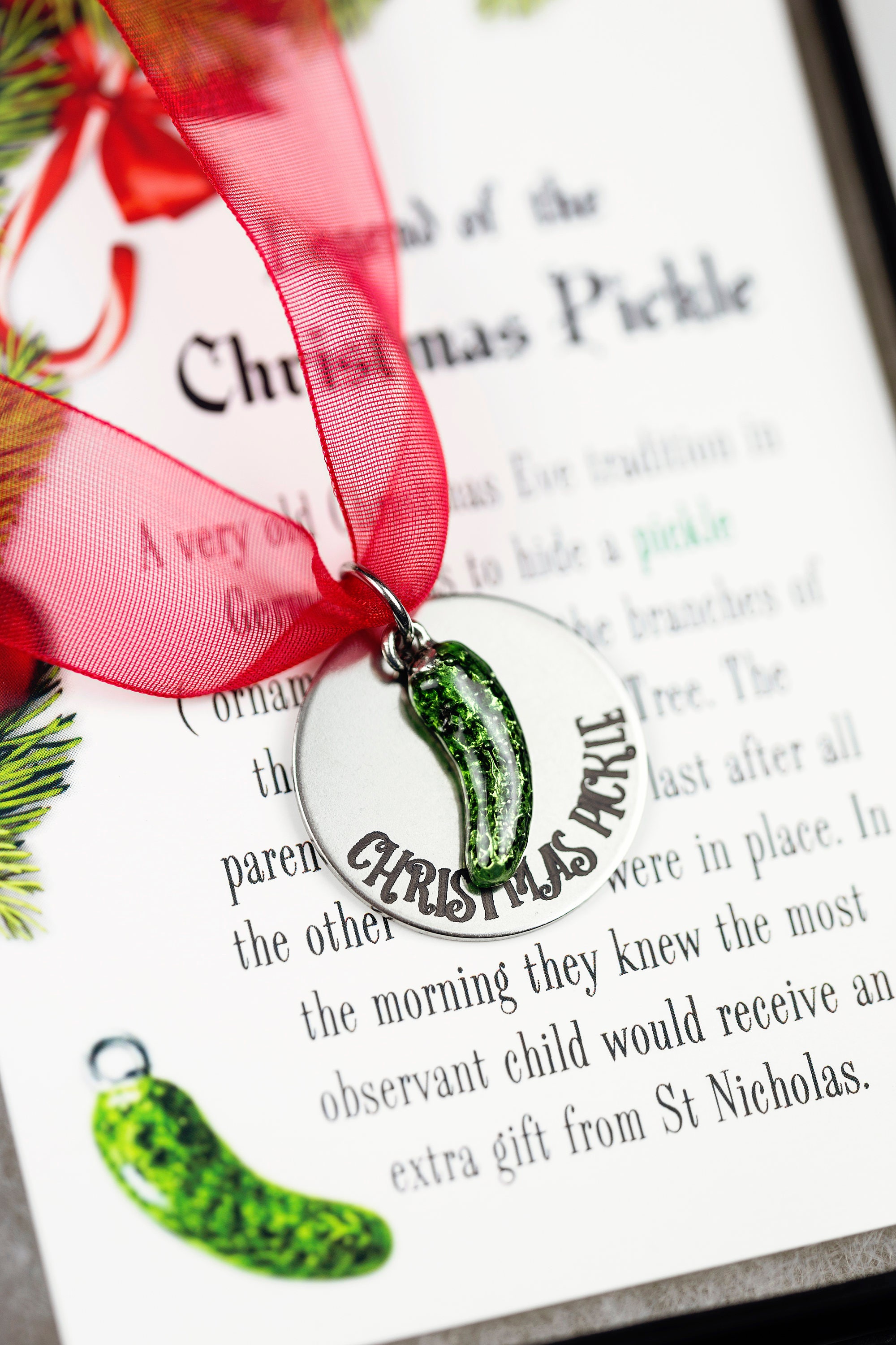 Christmas Pickle Pickle Ornament Gift Boxed Personalized Etsy