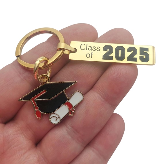 Graduate 2025 Brass Key Chain Graduate 2025 Brass Key Chain