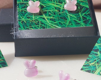 Bunny Ear Stud Earrings for Easter Basket Fillers