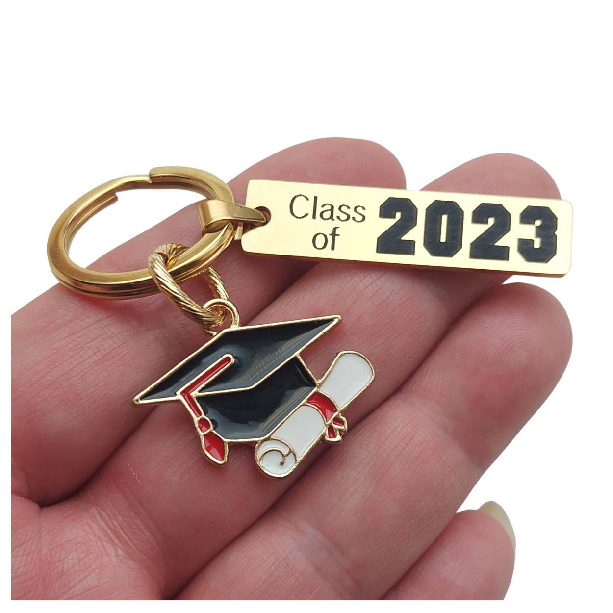 Engraved Graduation Keychain – Class of 2025/2026, Diploma & Cap - Etsy