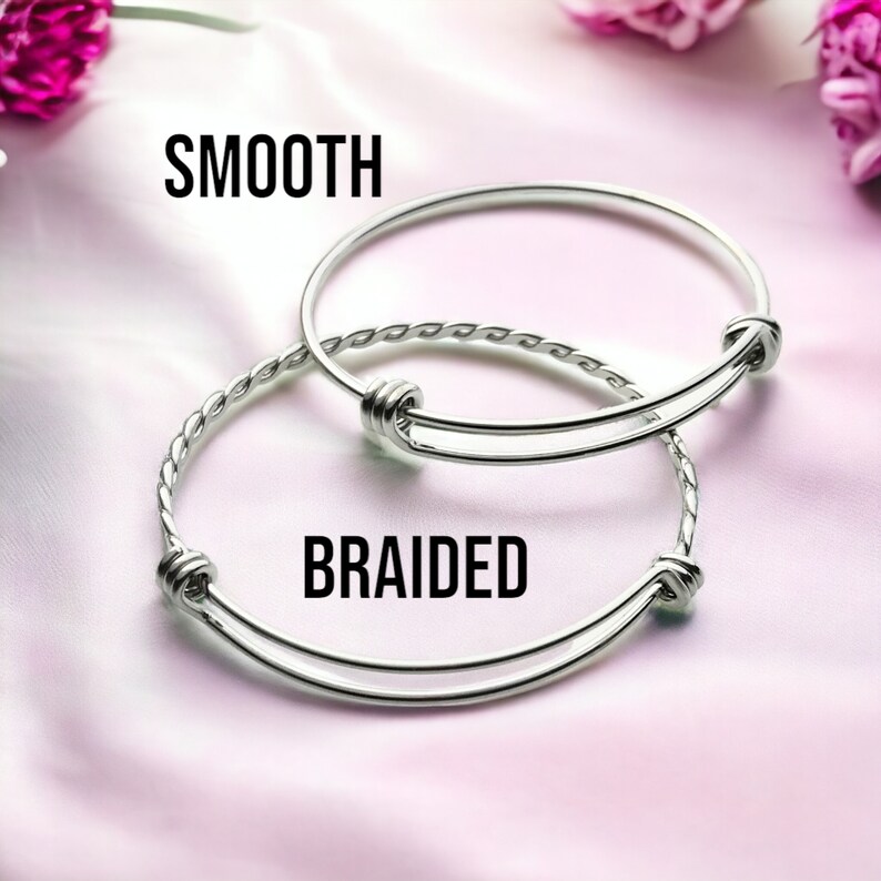 Build A Bangle Charm Bracelet Custom Bracelet Personalized Jewelry Create Your Own by Picking the Charms image 2