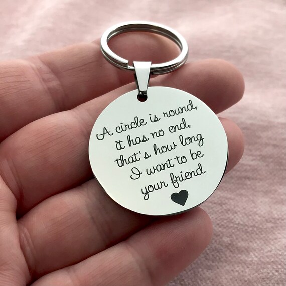 Friendship Gifts Keychain - Thank You Gift To Best Friend Soul