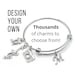 Build A Bangle - Charm Bracelet - Custom Bracelet - Personalized Jewelry - Build Your Own - Monogram Bracelet - Initial - Mom - Friendship 
