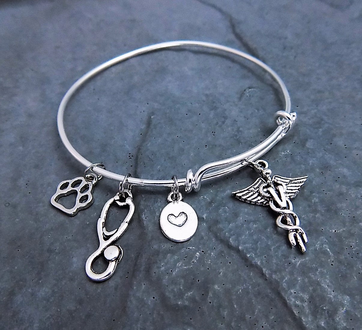 Personalized Charm Bracelet for Veterinarians