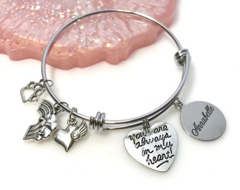 Rainbow Bridge Pet Memorial Charm Bracelet – Personalized Remembrance Jewelry