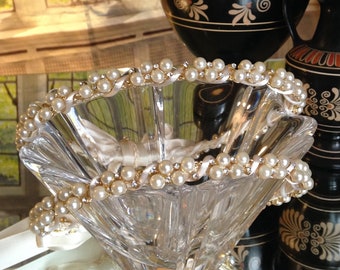 MARGARETE STEFANA - Pearl and Rhinestone Greek Orthodox Wedding Crowns