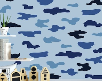 Blue Camo Bedroom Ideas