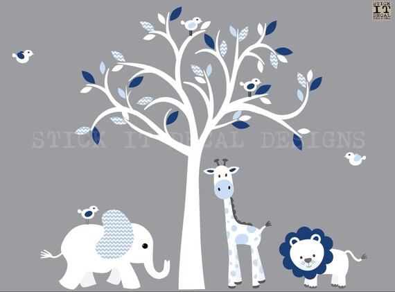 safari nursery wall decals