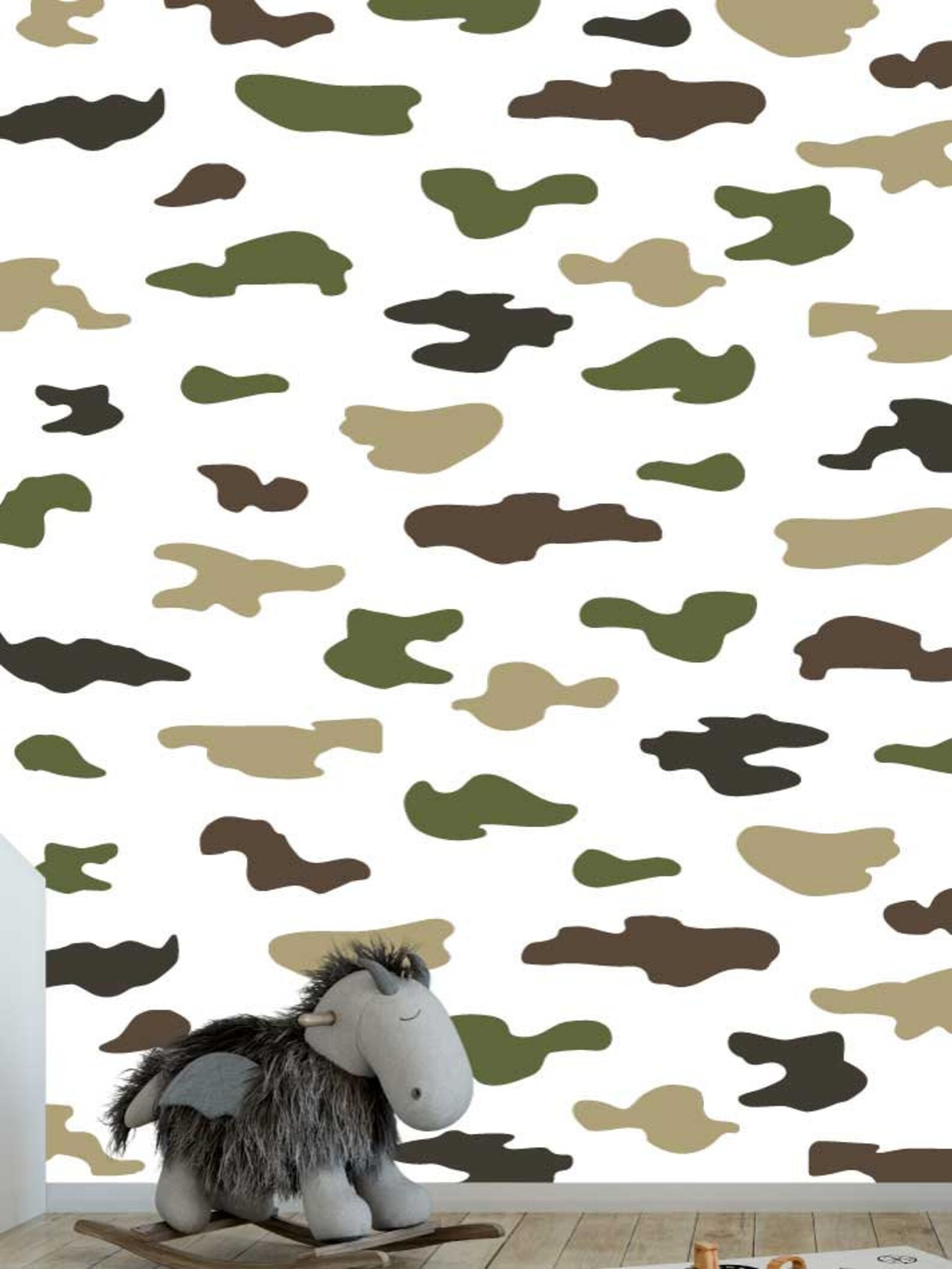Camo Wall Decal Stickers Camo Room Decor Kids Room Decor Etsy