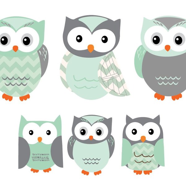 Owl Wall Decal Etsy