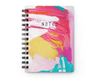 Abstract Art Notes Journal/Lined Notebook, Gift for Artist, Gift for Art Teacher, Teen Stationary
