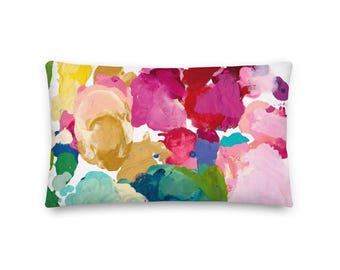 Fun Decorative Pillow, Paint Palette Throw Pillow, Artsy Pillow, Unique Home Decor