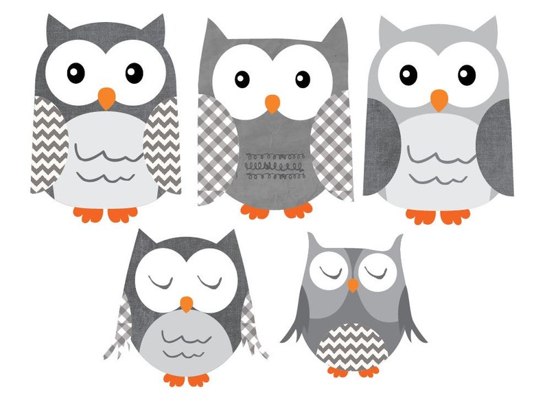 Owl Decal Owl Wall Decal Owl Stickers Nursery Wall Decal Etsy