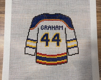Off Campus Needlepoint | Garrett Graham Jersey | 18 mesh