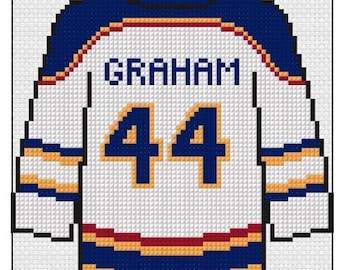 Garrett Graham Jersey Needlepoint PDF Pattern // Off Campus Jersey