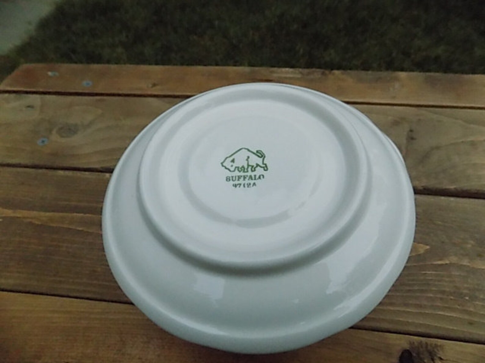 4 Buffalo China Soup Custard Bowls With Saucer Dishes White 6 Oz