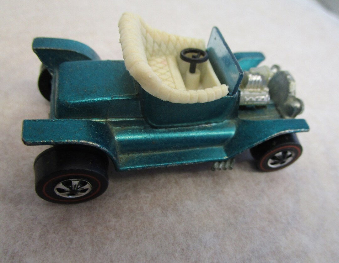 Hot Wheels Redline Hot Heap 1969 Lime Green Made In Hong Kong Blister