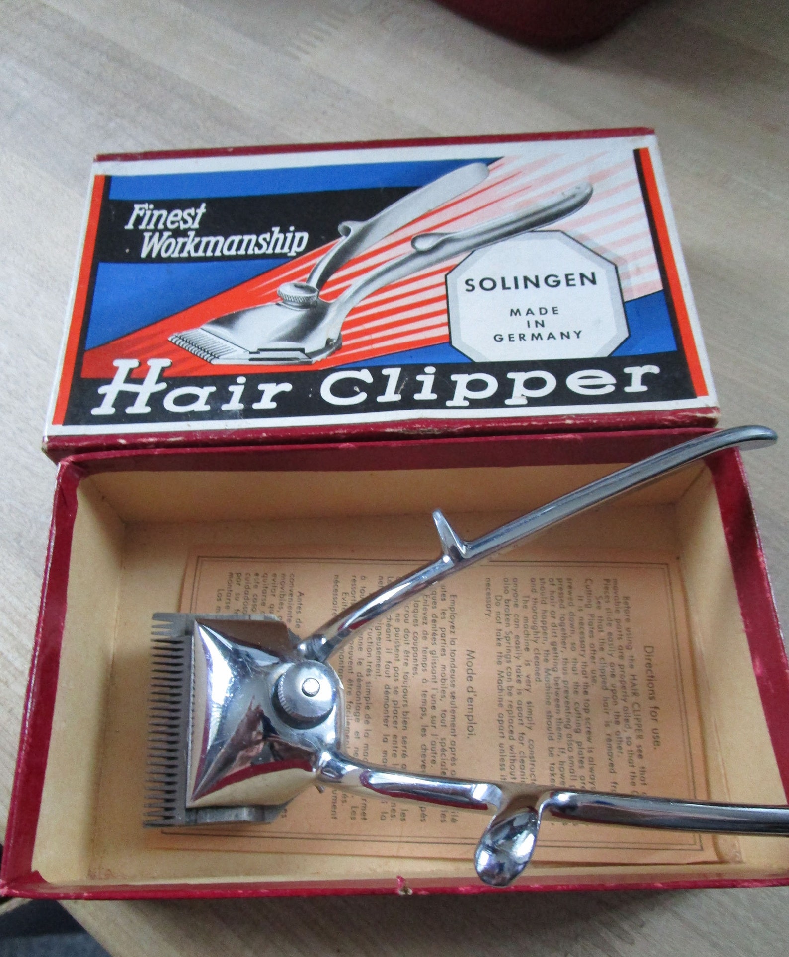 Vintage Made in Germany Solingen Hair Clippers Mint in Box Etsy