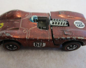 Vintage 1970 Hot Wheels Redline Ferrari 312P - Hong Kong Edition
