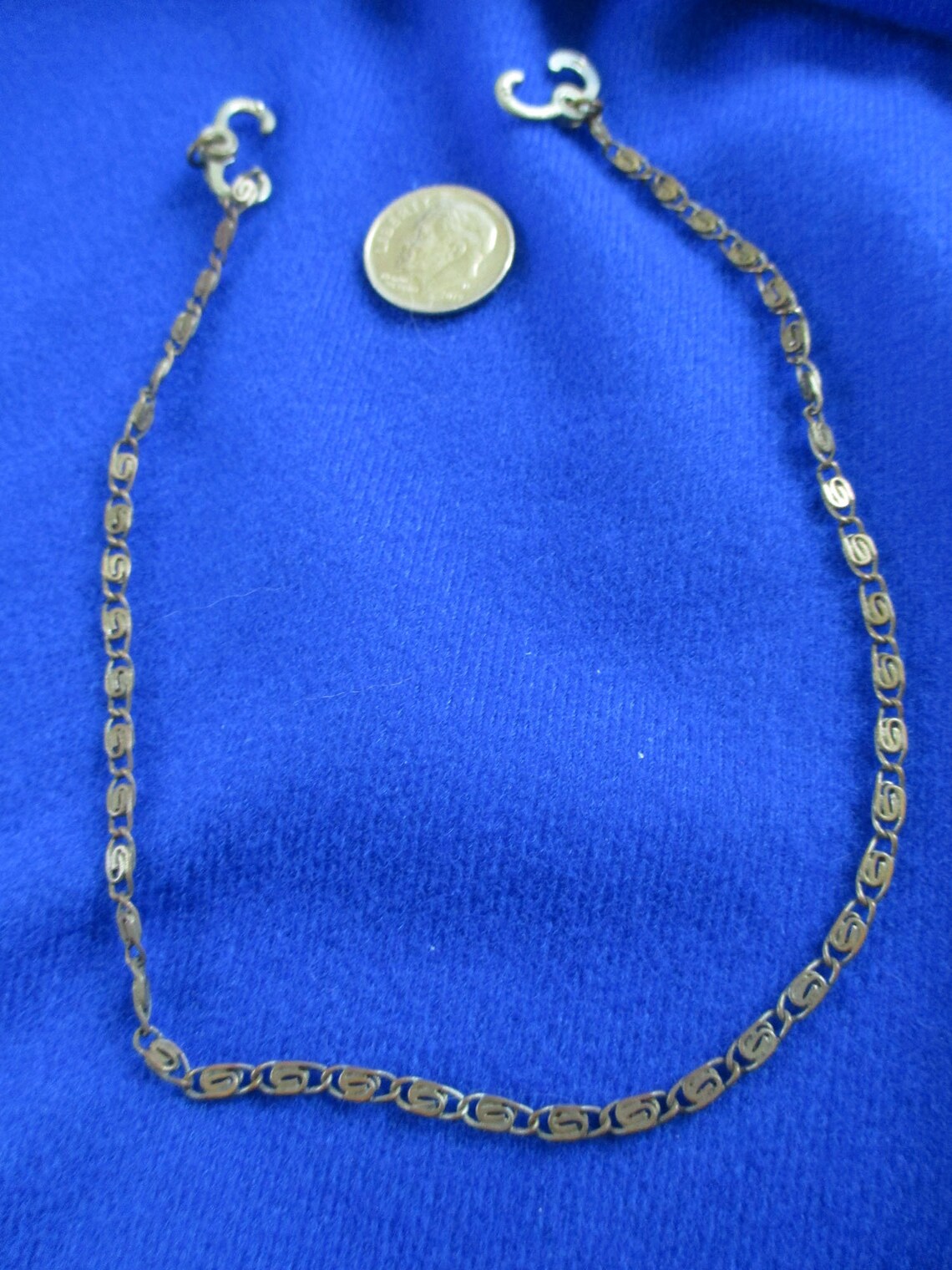 Vintage SIlver Watch chain Necklace or Bracelet with Etsy