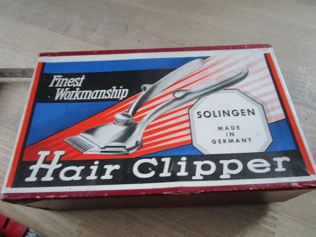 Vintage Made in Germany Solingen Hair Clippers Mint in Box Etsy