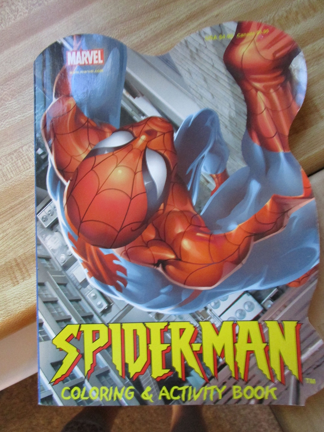 Vintage Spider-man Activity and Coloring Book Estate of a Character and ...