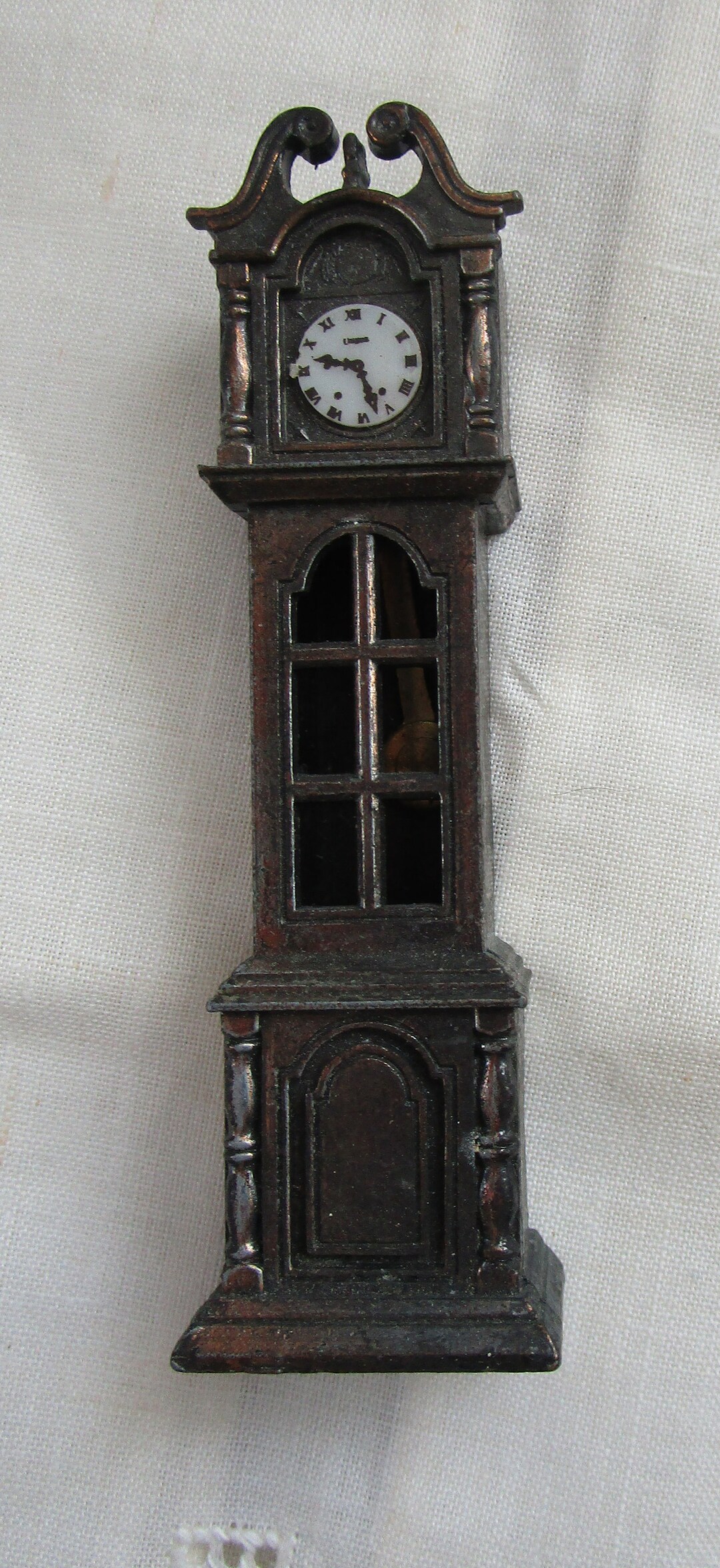 Vintage Copper Grandfather Clock Pencil Sharper A Unusual Sharpener