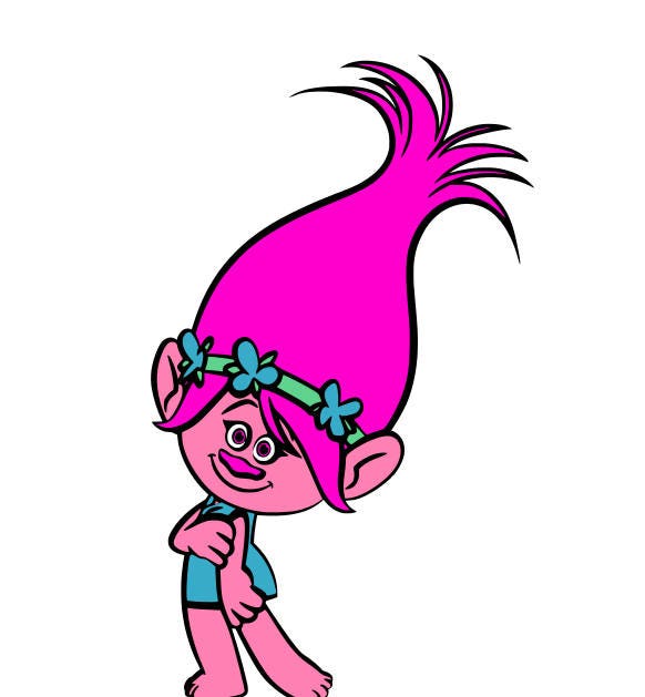 Free Free 156 Princess Poppy Trolls Svg SVG PNG EPS DXF File