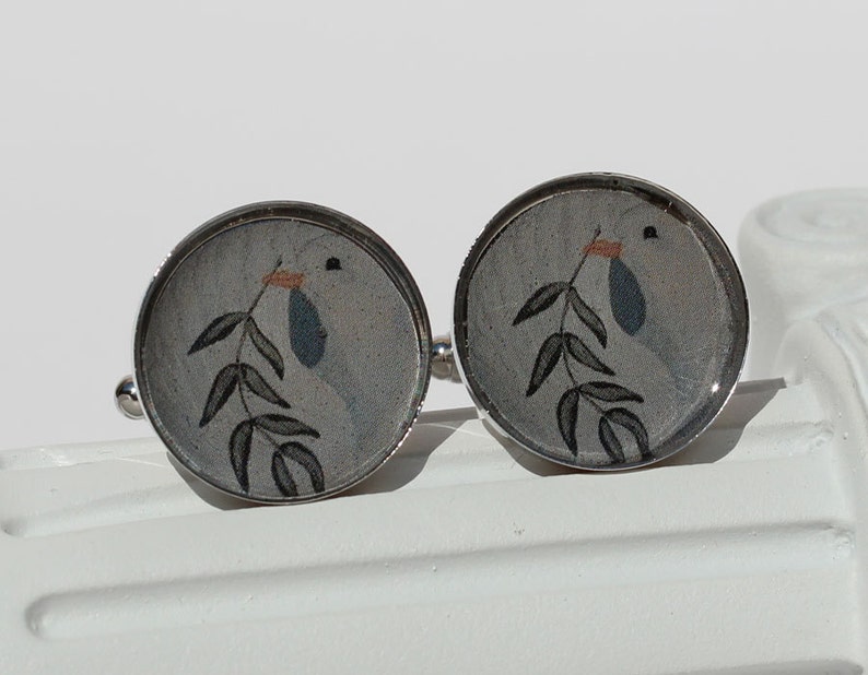Dolphins /& Doves Cuff Links 3-901 Peace Dove artistic designer art jewelry peace love harmony