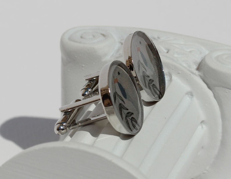 Dolphins /& Doves Cuff Links 3-901 Peace Dove artistic designer art jewelry peace love harmony