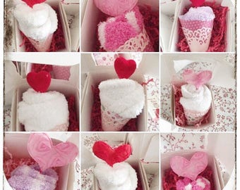 Valentines Day socks Fuzzy Socks Cupcakes, Get Well Gifts, Gifts for Women Best Friend Gifts, Surgery Recovery, Sweet Treat in a Box