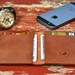 Mens Wallet  Slim Wallet Brown Leather Front Pocket Wallet Gift For Him Personalized (if needed)