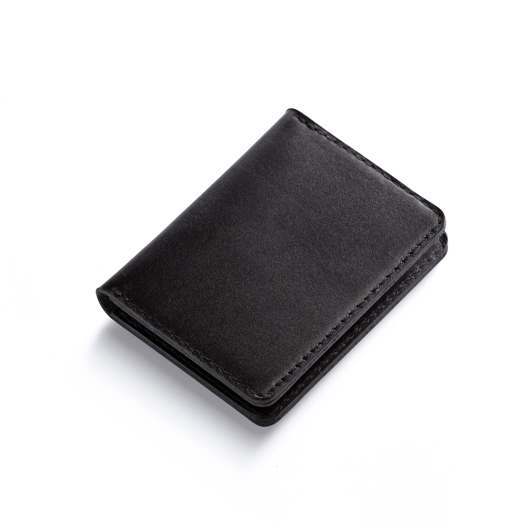 Minimalist leather wallet leather bifold wallet leather slim | Etsy