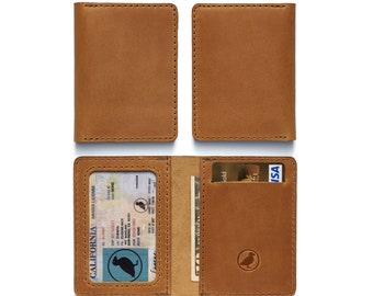 light brown mens wallet, engraved wallet, minimalist wallet, wallet for him, bifold wallet, personalized wallet, custom wallet