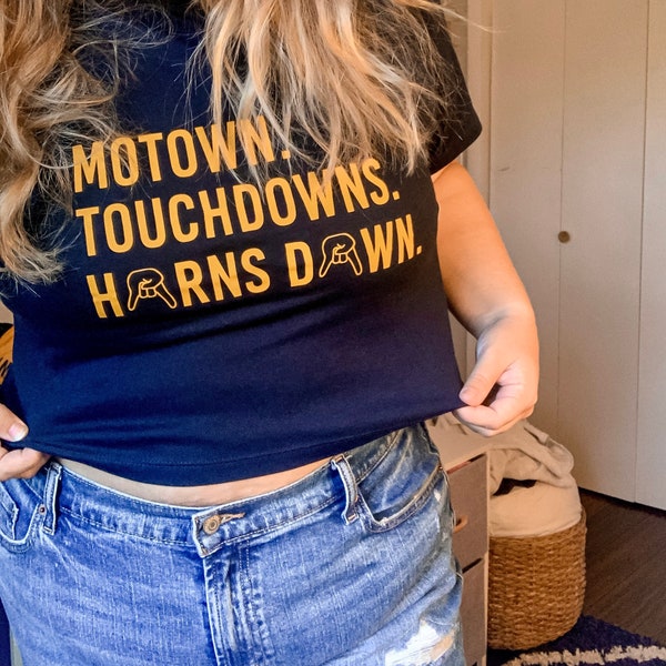 Wvu Crop Top Etsy