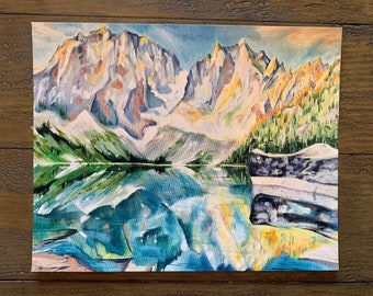 Art Print from Original Oil Painting: Colchuck Lake