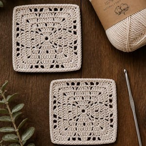 Crochet Granny Square, Granny Square Pattern, Easy crochet Motif, Baby blanket Pattern, PDF Instruction, Beginner Crochet Pattern