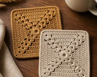 Crochet Granny Square, Granny Square Pattern, Easy crochet Motif, Baby blanket Pattern, PDF Instruction