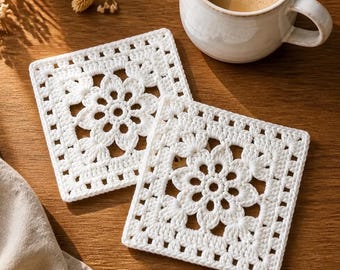 Crochet Pattern, Granny Square Pattern, Easy crochet Motif, Beginner Crochet patter, PDF Instruction