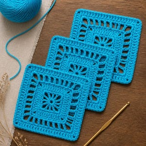 Crochet Pattern, Granny Square Pattern, Easy crochet Motif, Beginner Crochet patter, PDF Instruction