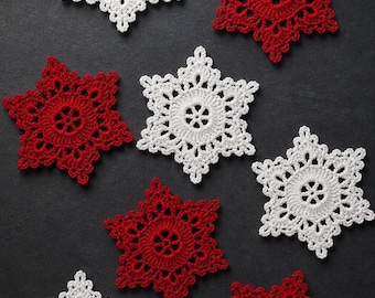 Crochet Snowflake Pattern, Crochet Cristmas Decor Pattern, Crochet Christmas Ornament Pattern, Crochet Hanging Decoration Pattern