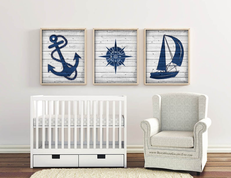 Rustic Nautical Decor Nautical Art Prints Coastal Wall Etsy Rustic Nautical Decor Nautical Art Prints Coastal Wall Etsy