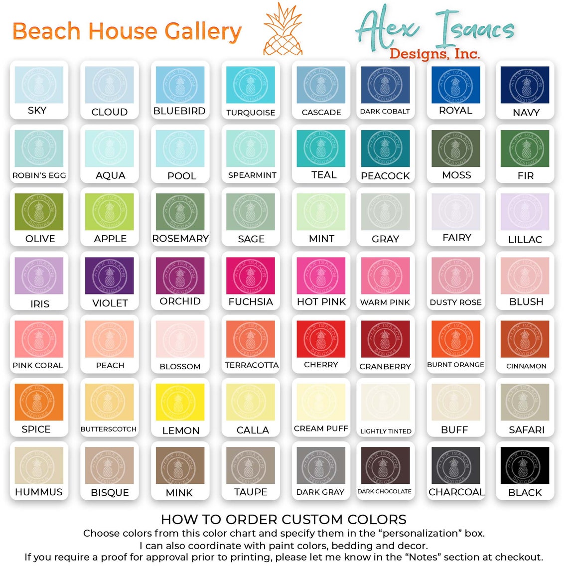 Beach Bathroom Art Custom Colors Navy Coral Gray Sea Coral Etsy