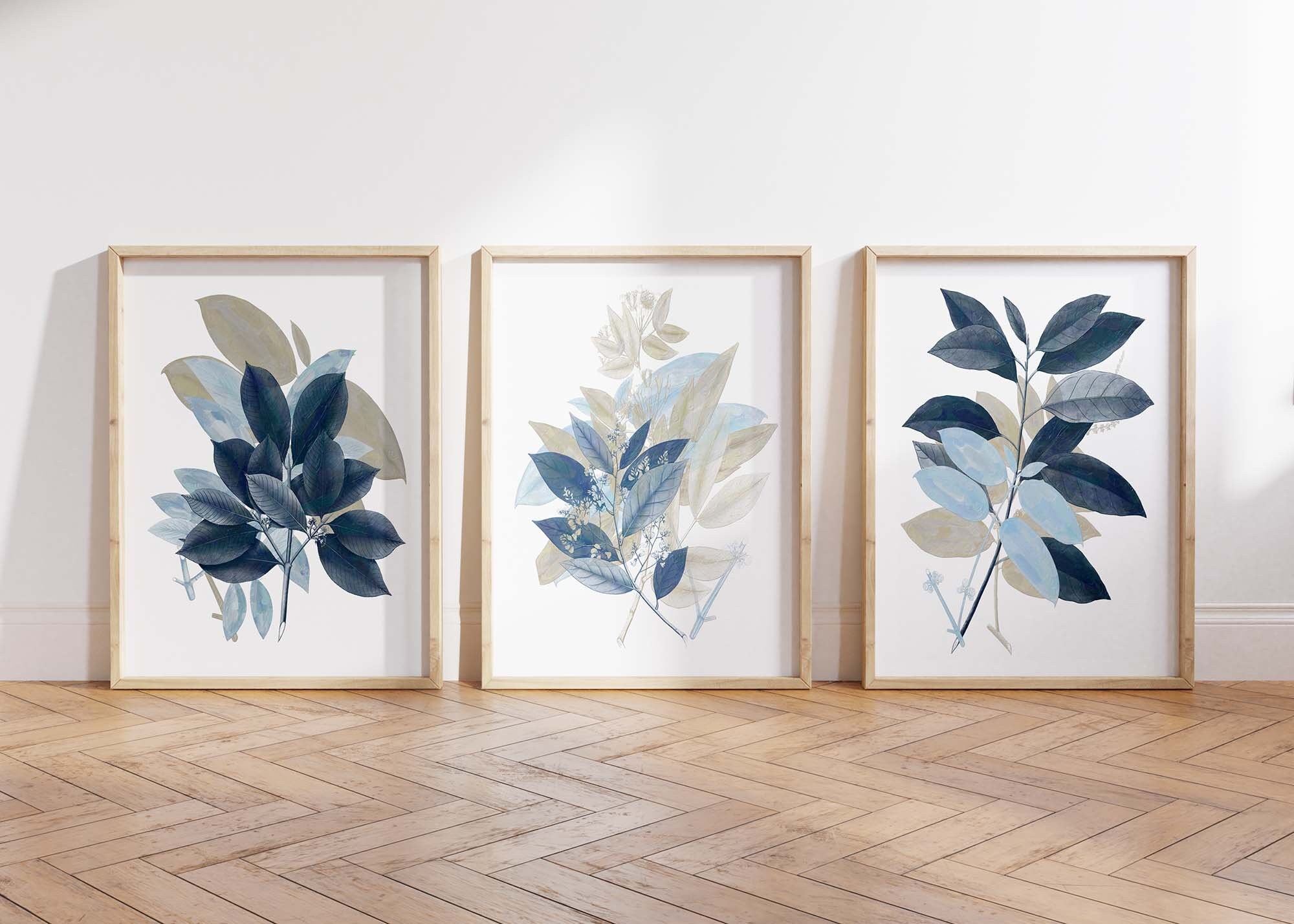 BOTANICAL ART 【import品】 Vintage Botanical Illustration Haeckel Inspired Framed Wall